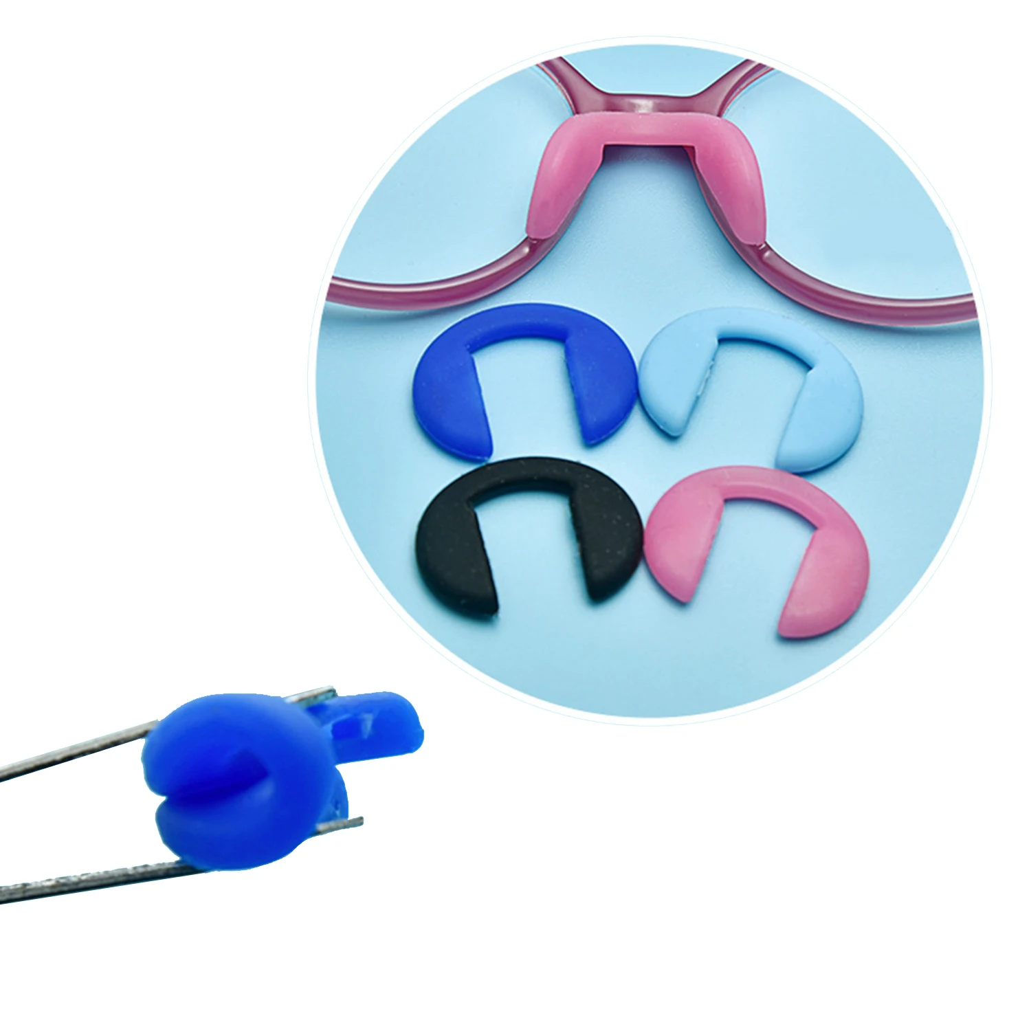 Силиконовые носоупоры для очков U-образной формы 1 шт. аксессуары ремонта