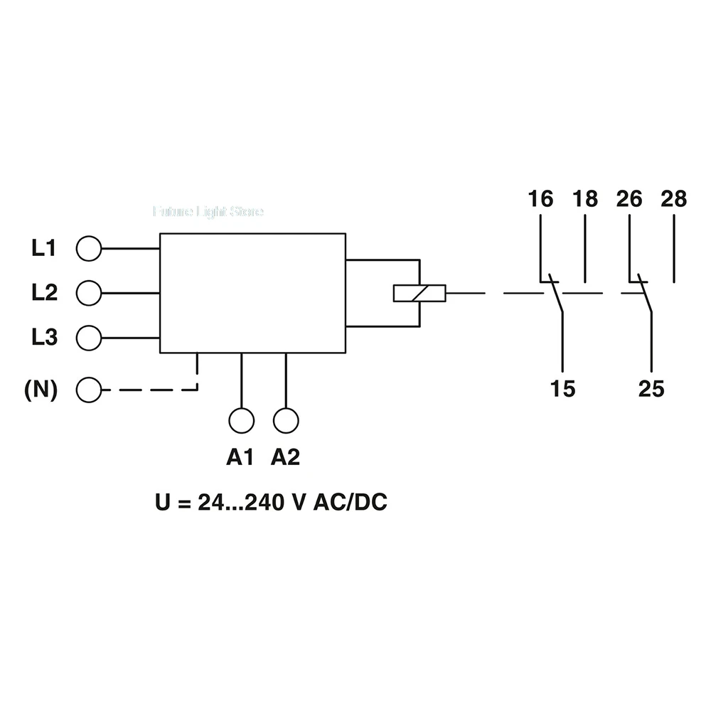 Фото Реле контроля напряжения MD-FL-3V-400 2866064 300 В 4 кВ