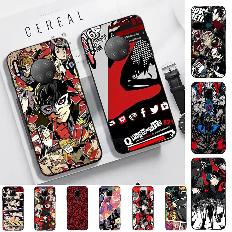 

Persona 5 Phone Case for Huawei Mate 20 10 9 40 30 lite pro X Nova 2 3i 7se