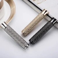 baicheng business metal inflatable lighter carved open flame small portable strip lighter mens gift wholesale fashion