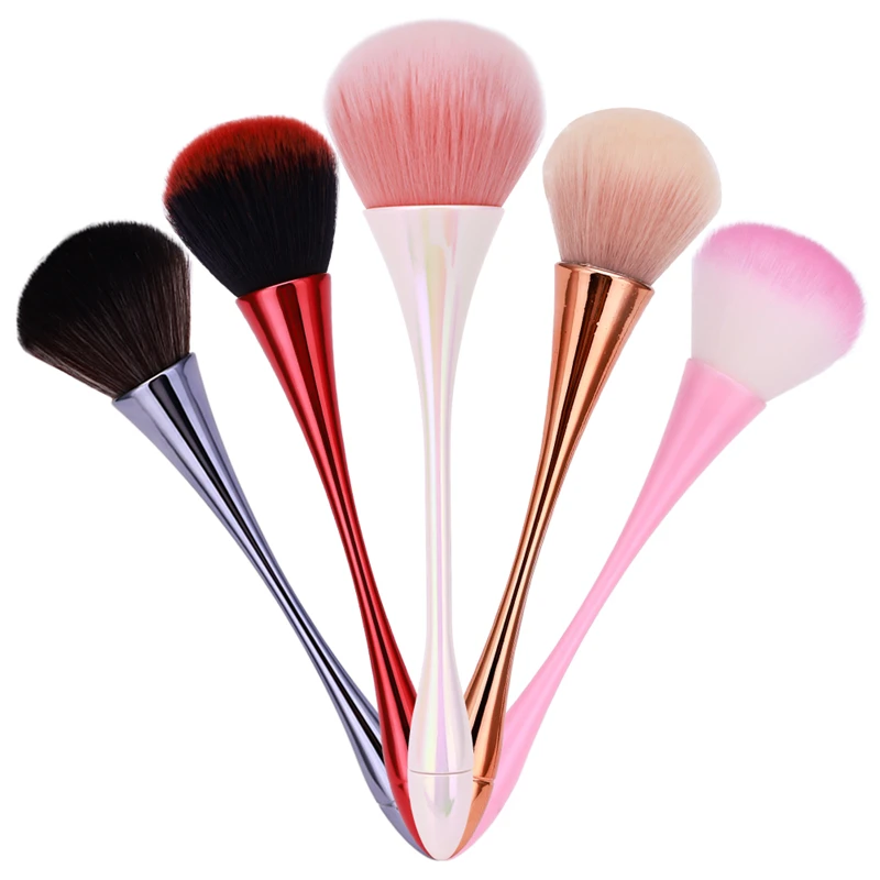 

Fashion Colorful Makeup Brush Cosmetic Blusher Goblet Loose Powder Blush Brush Face Contour Eye Shadow Brush Beauty Makeup Tool