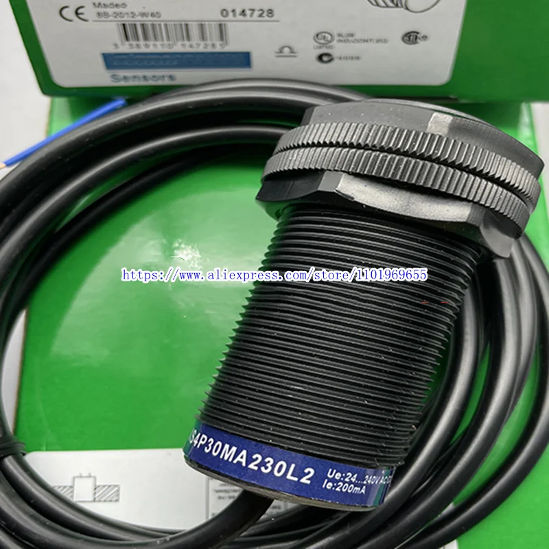 Новый датчик приближения XS4P30PA370D XS4P30PA340D XS3P30PA340D XS4P30MB230K XS4P30MA230K XS4P30MA230 XS4P30MB230, 2 шт.