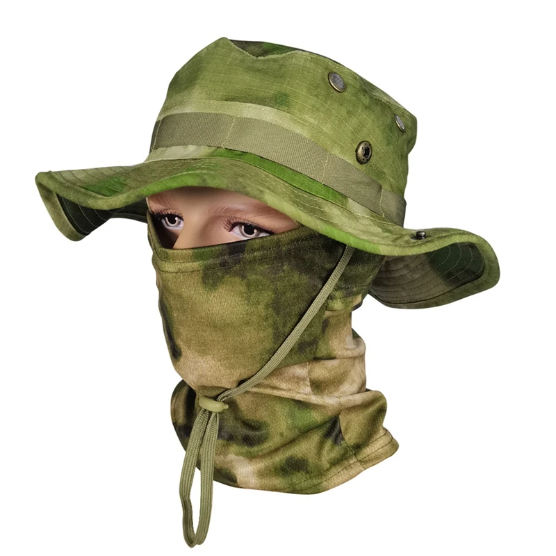 

New Summer Outdoor Camouflage Bucket Hat Men Women Korean Fashion Streetwear Caps Fishing Beach Outing Hiking Sun Hats