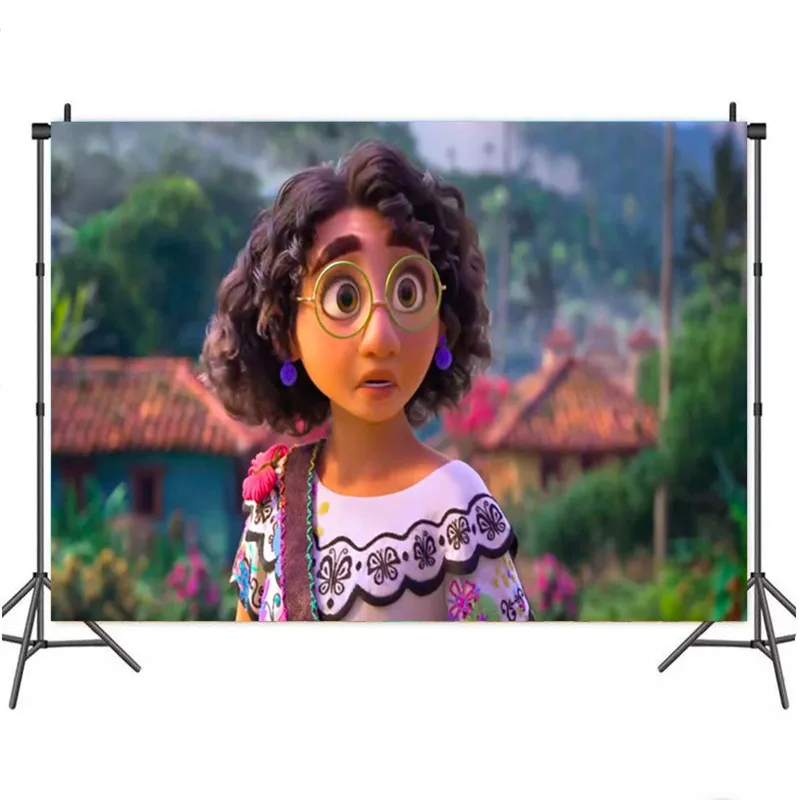 Фон для детского дня рождения с изображением героев мультфильмов |