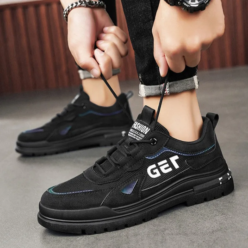 2024 новые мужские повседневные кроссовки высокого качества дышащие модные