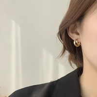 925 silver ins earrings for ol women korean temperament gold small hoop circle earrings jewellery fashion casual earrings sets