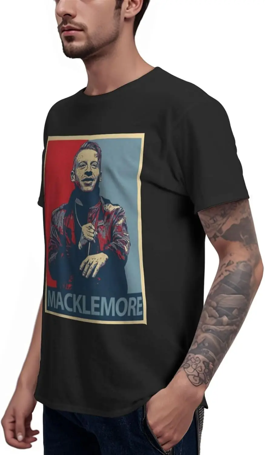 Мужская футболка macklemors Спортивная для улицы летние модные топы с коротким