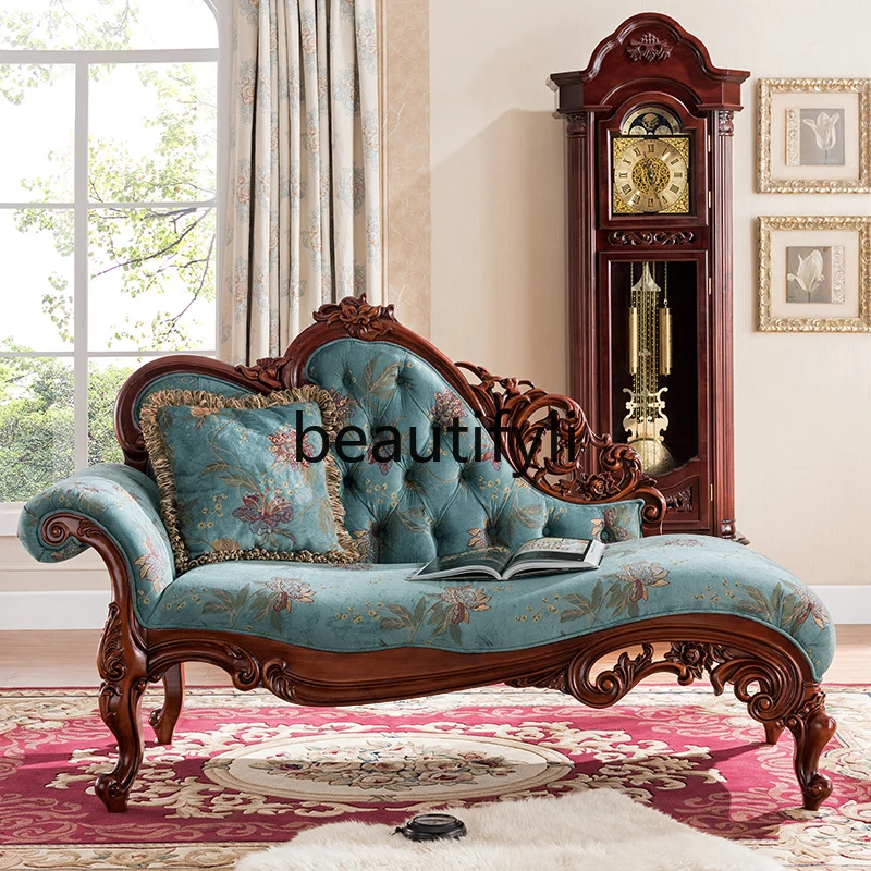 Американский стул Taifei диван из массива дерева отель спальня балкон классический