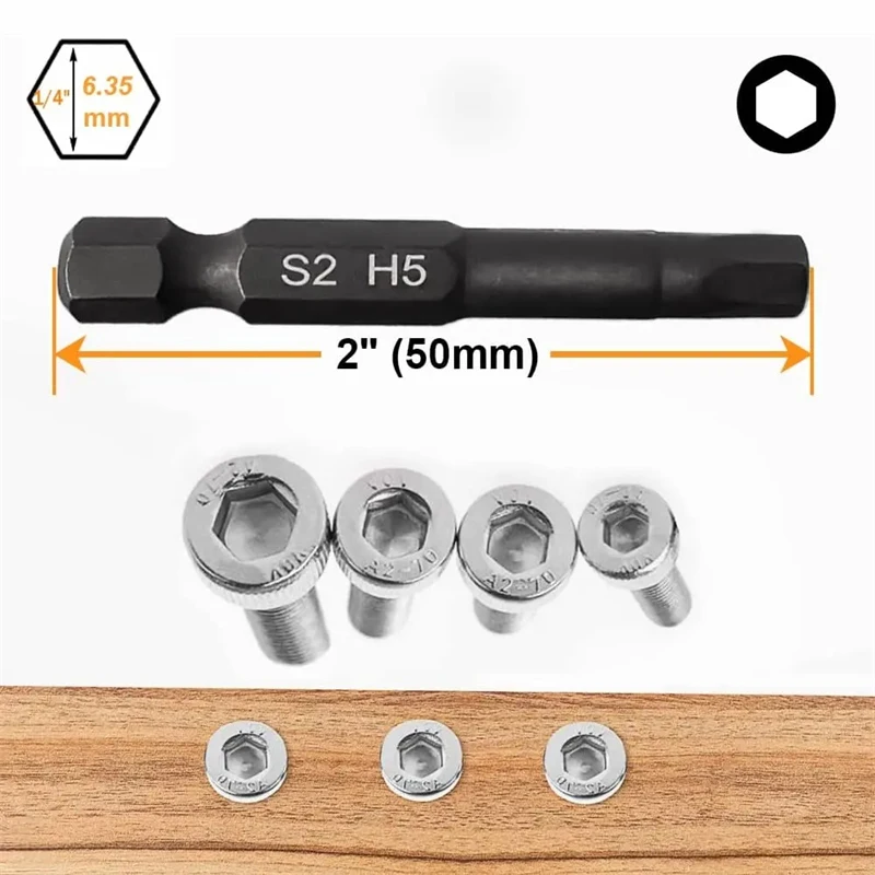 Набор Сверл Из 10 Предметов С Магнитным Наконечником Шестигранный Ключ Хвостовик