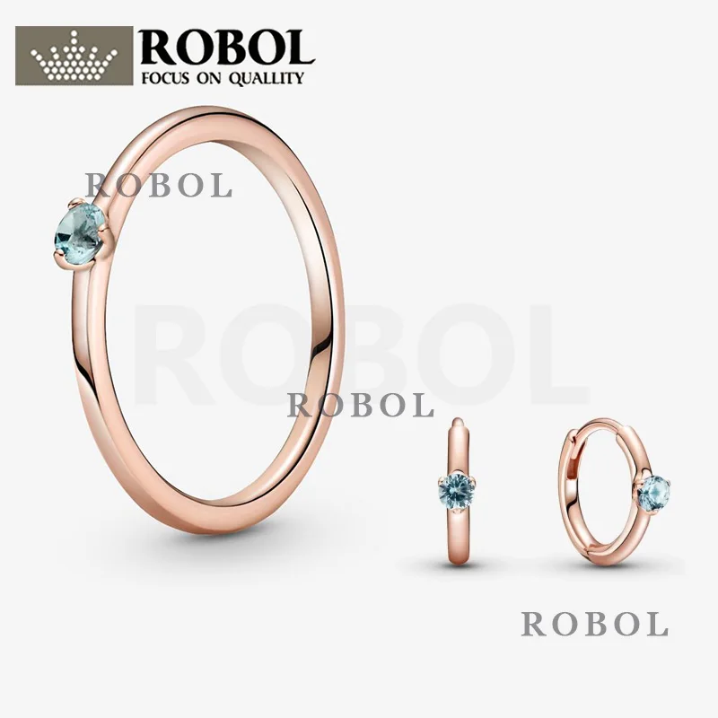 

High-quality new s925 sterling silver boutique earrings, rose gold plated with zircons, simple and elegant, suitable for parties