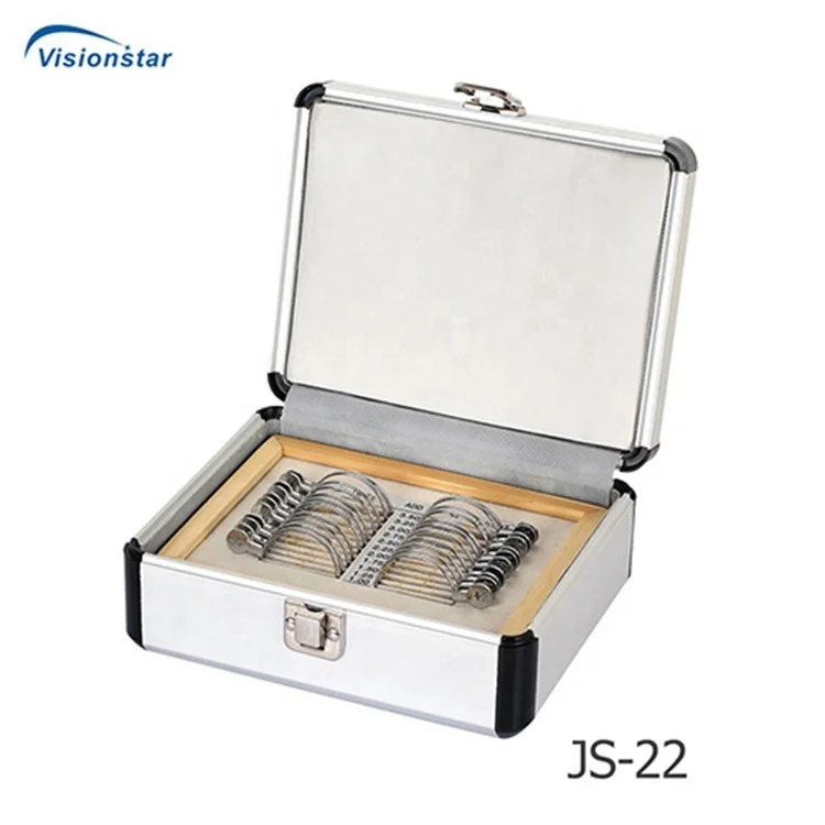 JS-22 оптометрические прогрессивные тестовые линзы набор пробных линз с