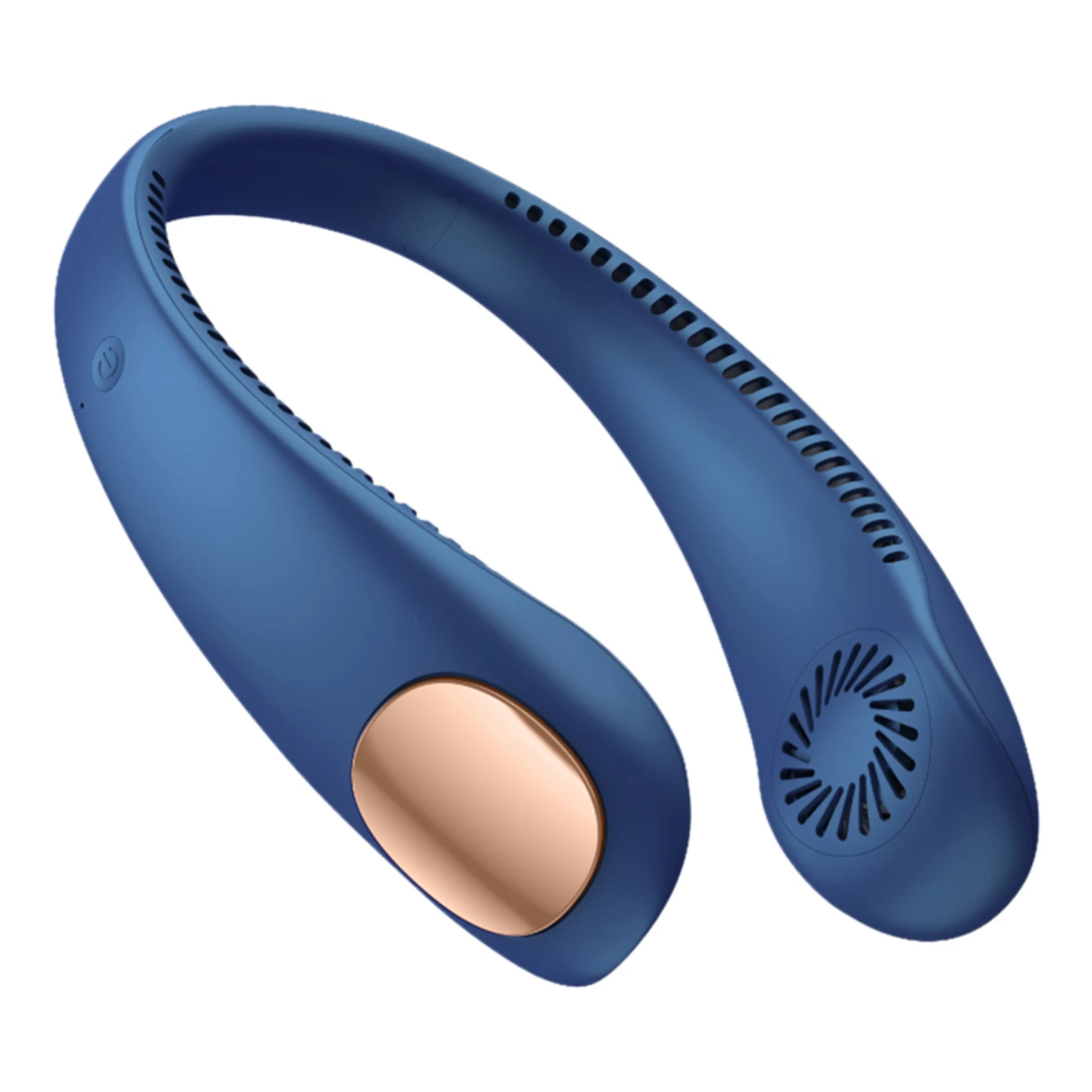 

Mini Neck Fan Portable Bladeless USB Rechargeable Sport Fans for Outdoor Wearable Hanging Air Conditioner Cooler - Blue
