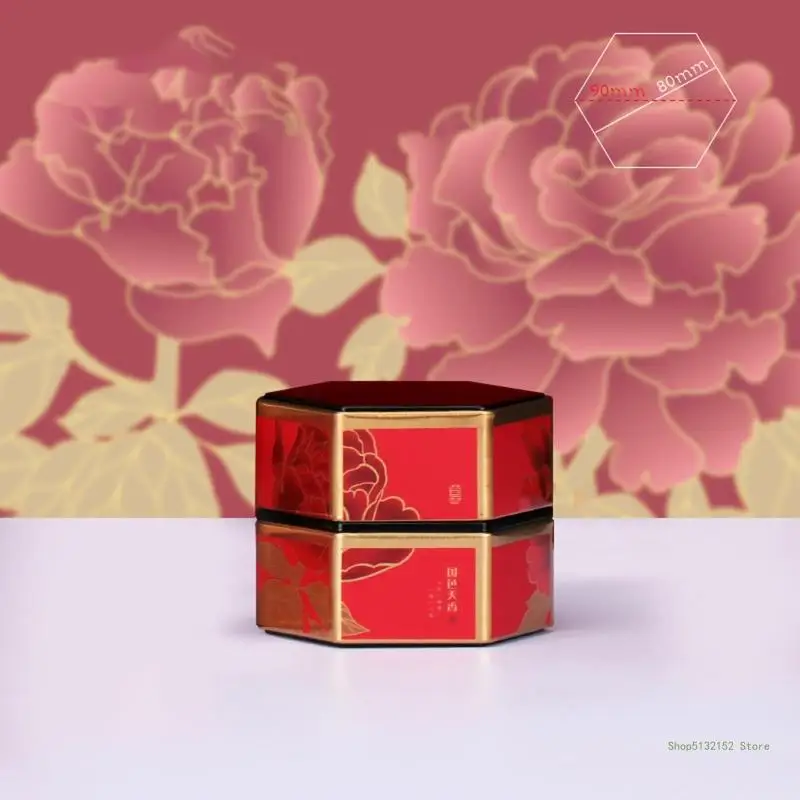 QX2E шестигранные контейнеры для хранения чая банки контейнер еды конфет кофе