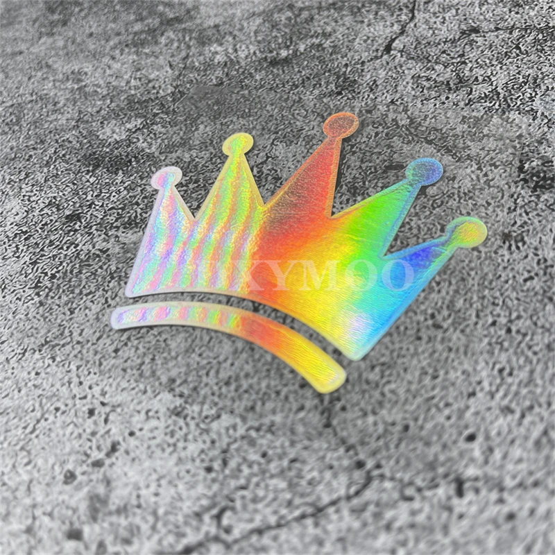 DXYMOO Наклейки на автомобиль Милые короны Мотоцикл Виниловая лента Декор ноутбука Шлем Велосипед Графическое украшение Лазер на.