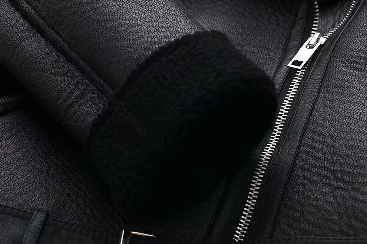 2022 Winter Fur Integrated Women's Jacket Female Faux Leather Womens Coat Autumn Winter 2022