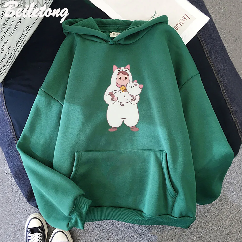 

Bee and Puppycat Hoodies Funny Print Unisex Men/Woman Winter Women Spring/Autumn Streetwear Vintage Harajuku Sudaderas Clothing