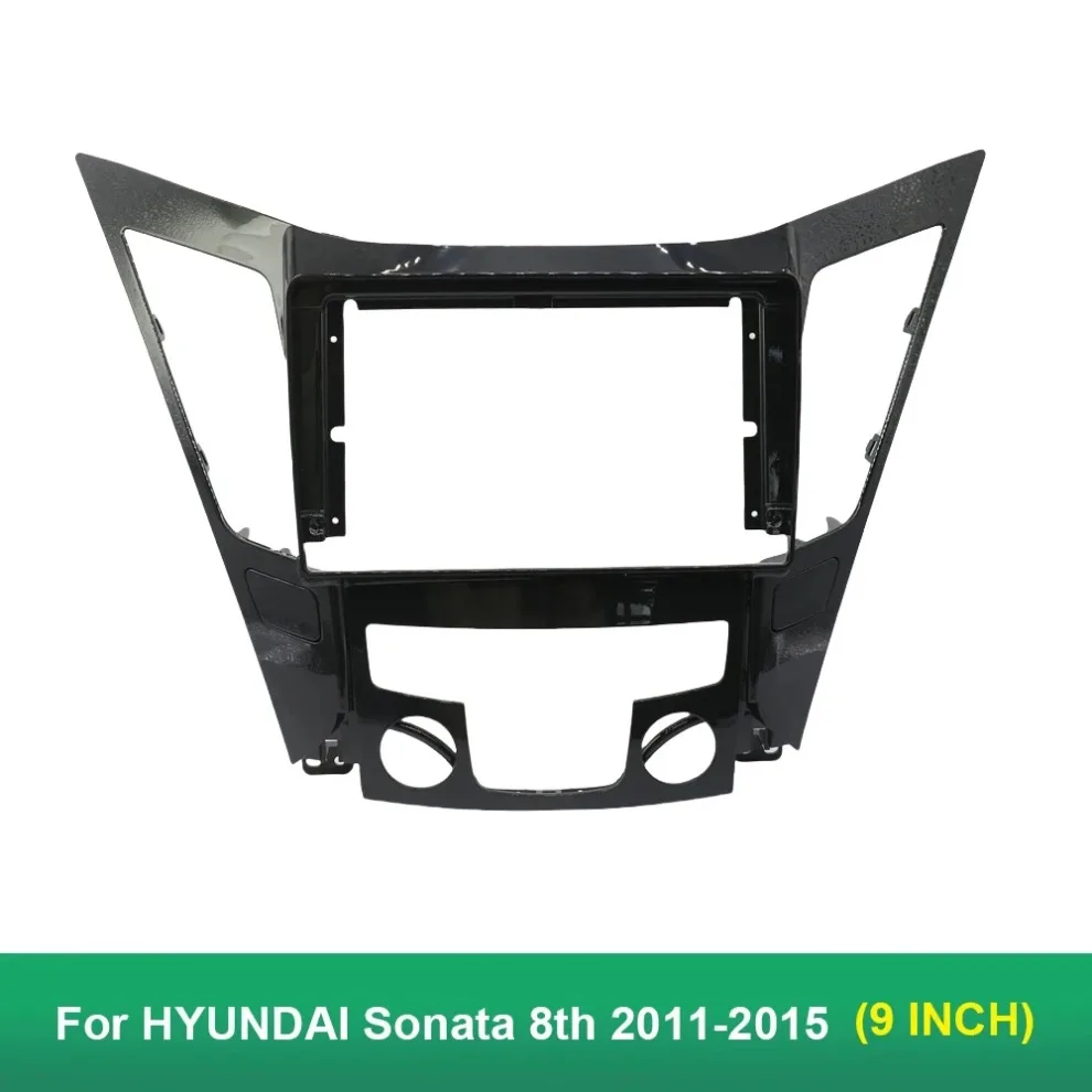 Фото 9-дюймовая автомобильная аудиорамка для Hyundai Sonata YF 2011 2012 2013 2014 2015 Android, панель установки автомобильного радио №2