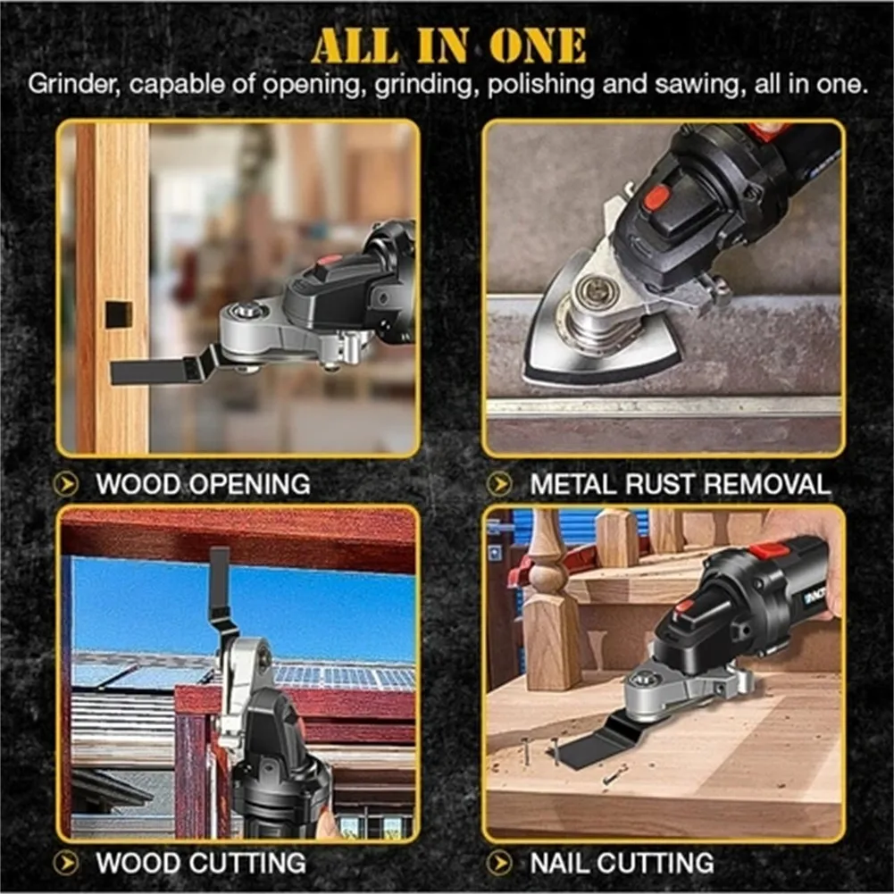 

Universal Head Electric Head Adapter Angle Grinder To Grooving Machine For M10 Cutting Polishing Cleaning Tool For Swinging Tool