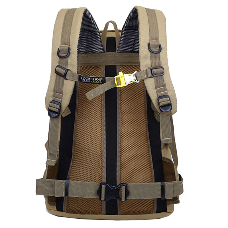 40L Waterproof Travel Bags Breathable Sports Bag Mountaineering Outdoor Backpacks Multi-pocket Trekking Rucksack Camping |