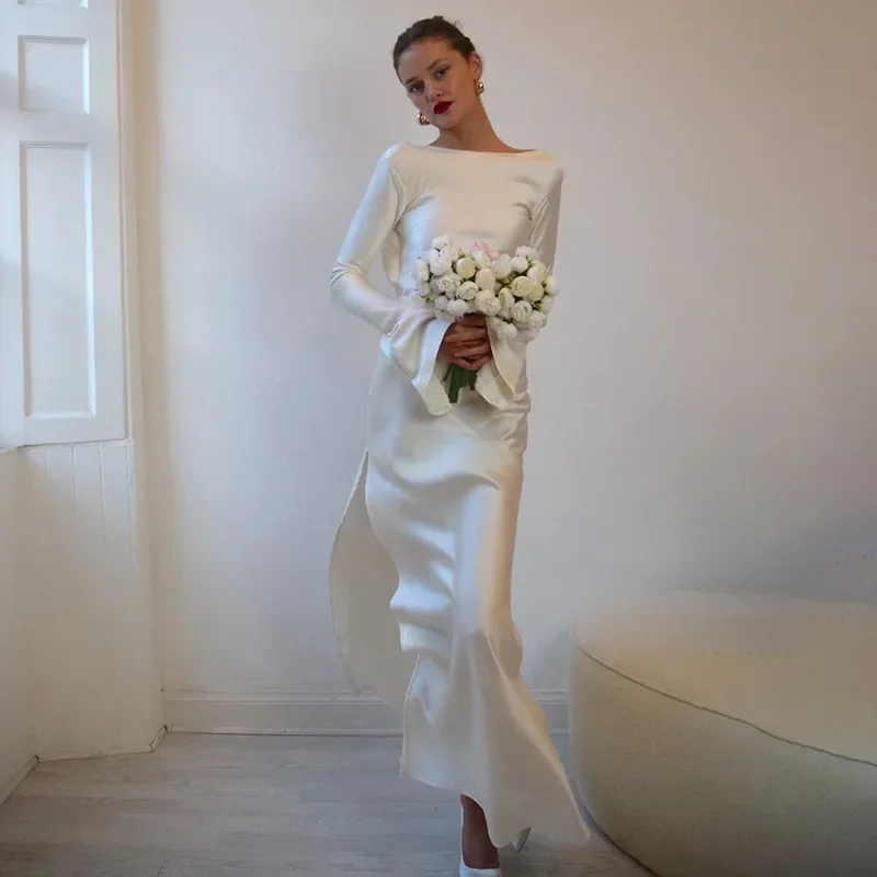 Женское атласное вечернее платье Abendkleider 2024 роскошное Soiree De Luxe роскошные платья с