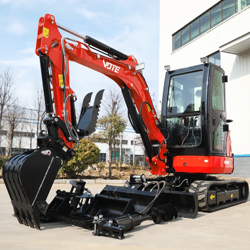 

FREE SHIPPING EPA Engine Mini Excavators 3.5 Ton Small New Crawler Excavator Hydraulic mini Crawler Digger bagger Fast Delivery