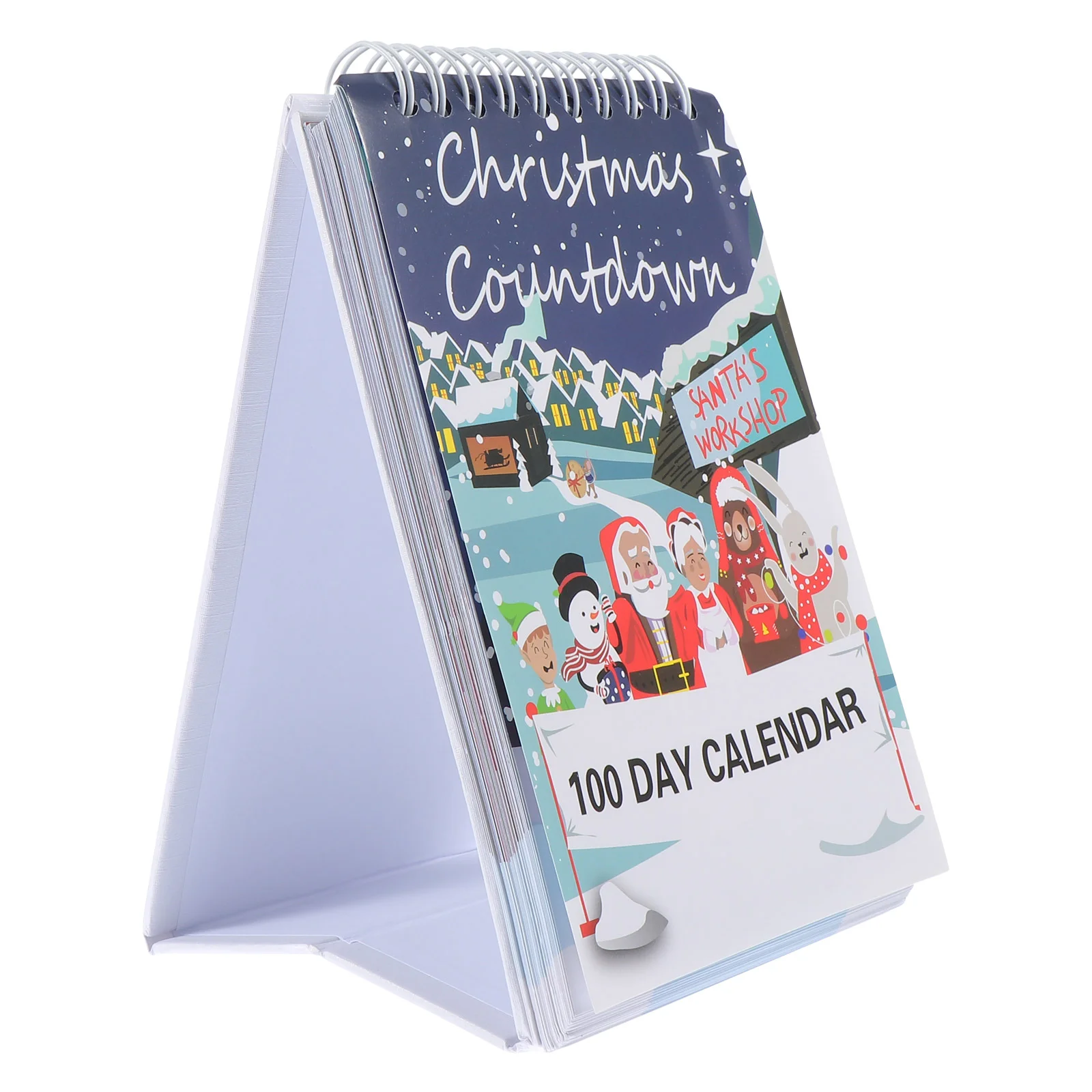 

Countdown Christmas Chic Home Calendar Creative Decor Ornament Exquisite Desktop Mini Paper Decoration
