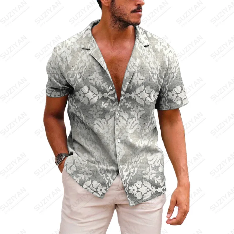 

Ethnic Short-Sleeved Chic Stripped 2022 New Arrivals Shipping Urban Style Online Hot Sale Sale Designer Shirt Men Fashion