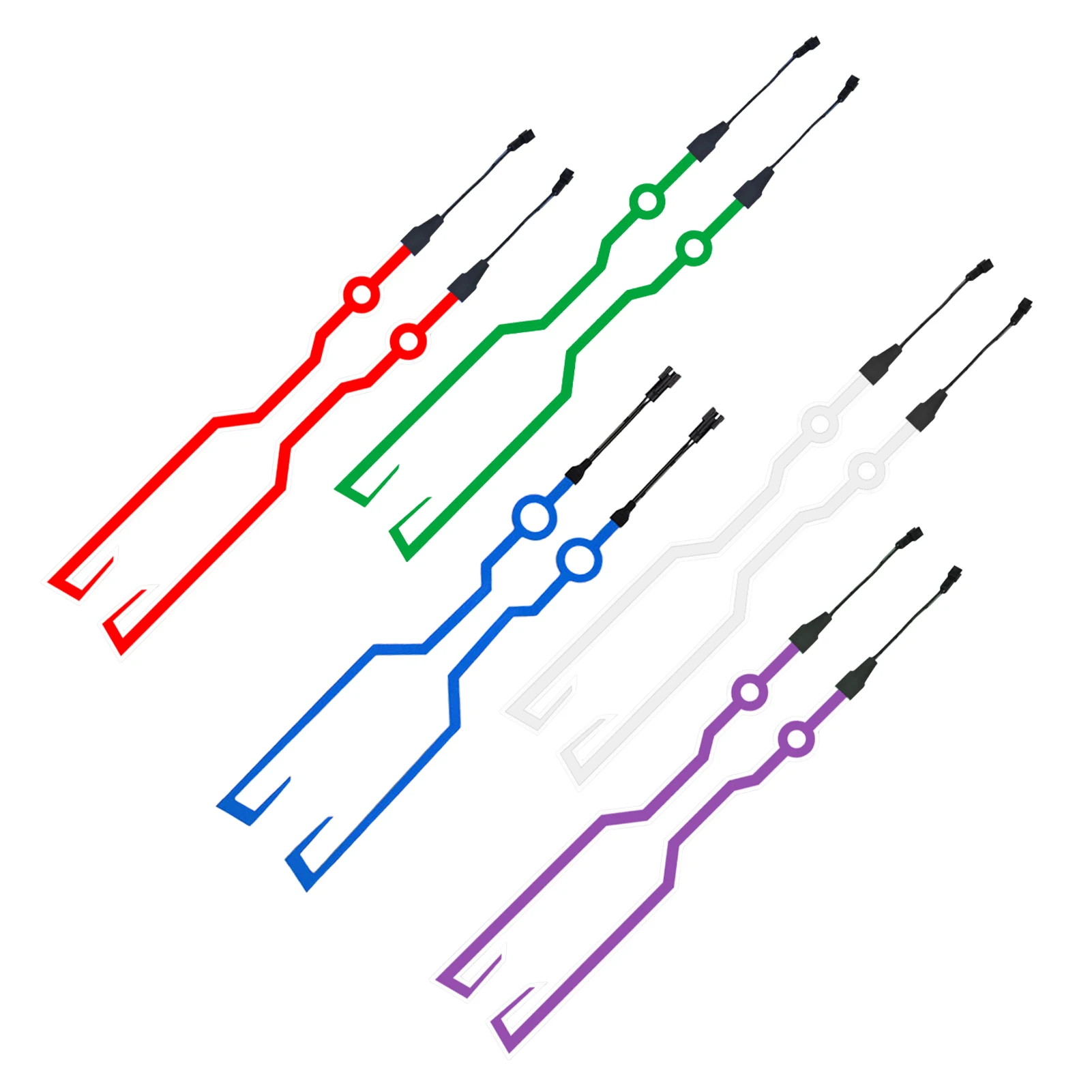 

2 шт., световые полосы для мотоцикла