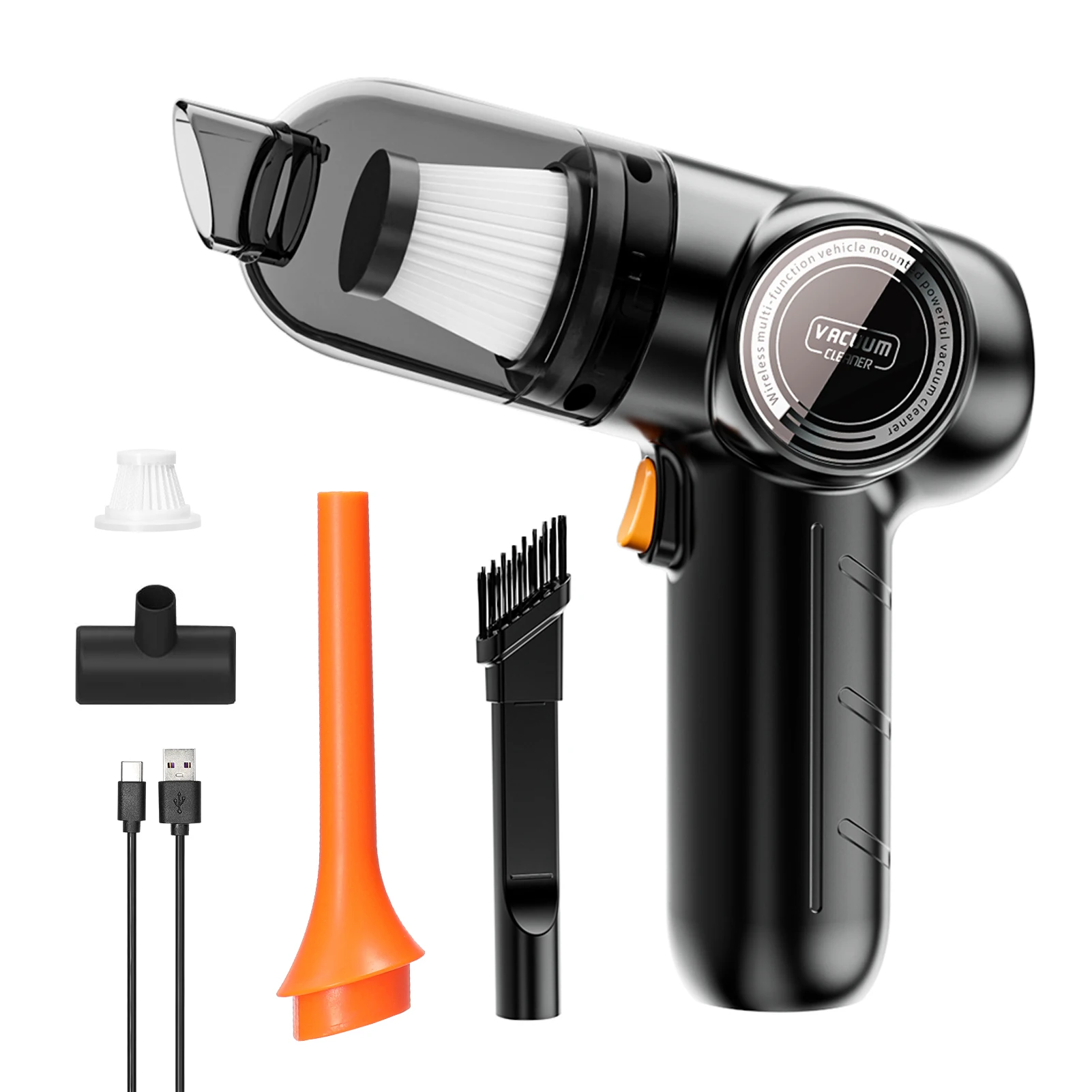 

Car Wireless Vacuum Cleaner 120W High Power Blowable Cordless Home Appliance Vacuum Home Car Dual Use Portable Vacuum Cleaner