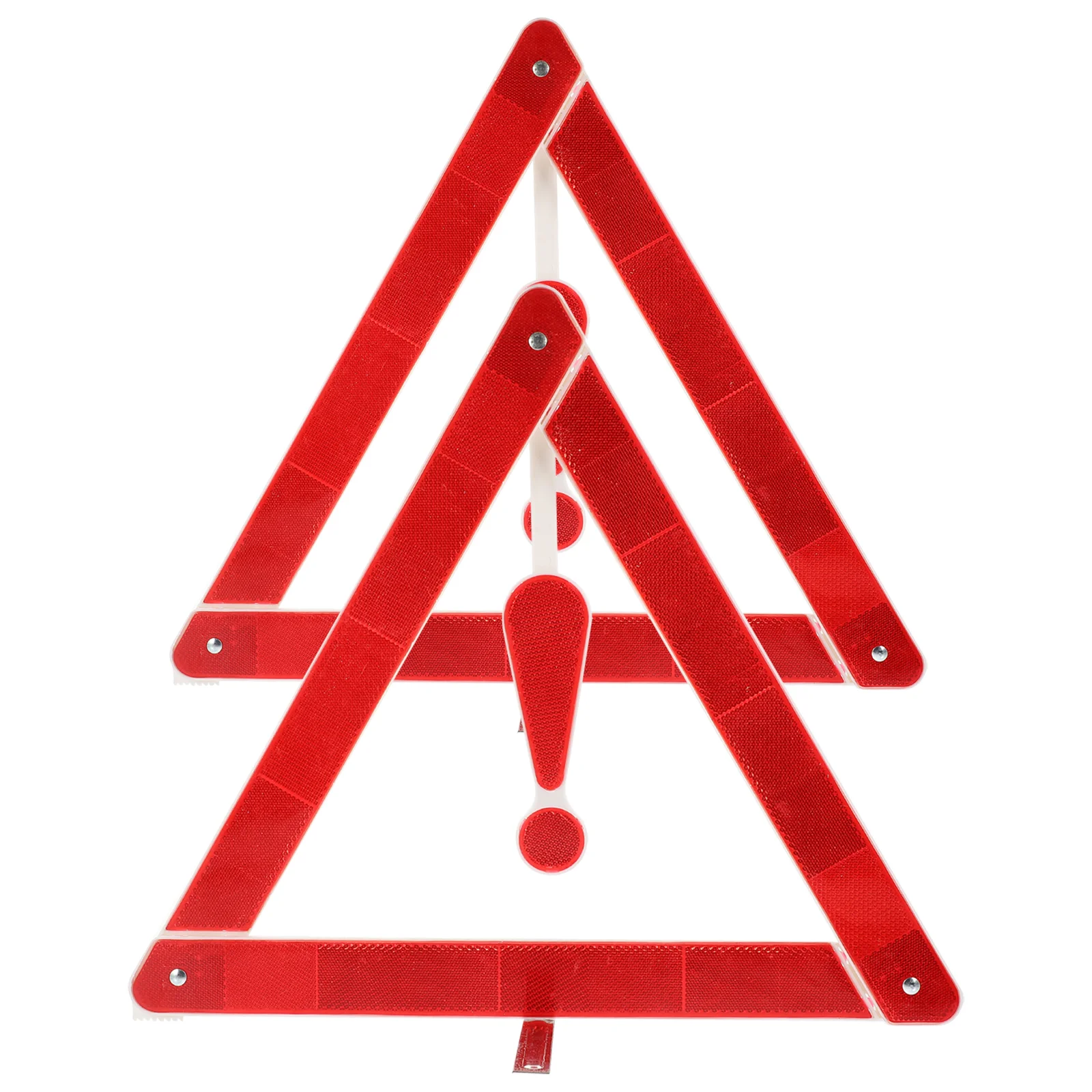 

2pcs Car Warning Triangle Auto Safety Warning Sign Tripod Road Safety Kit