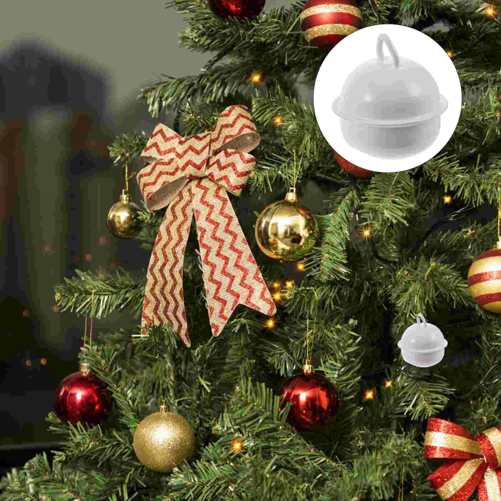 50 шт. металлический открывающийся колокольчик елочные украшения