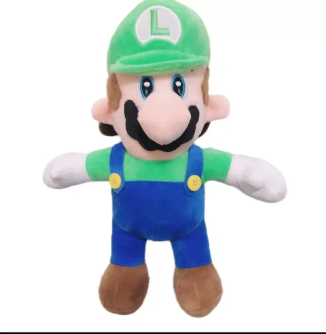 

15-25CM Anime Super Mario Bros Luigi Plush Doll Game Figures Decoration Children's Pillow Soft Stuffed Toys Birthday Gifts