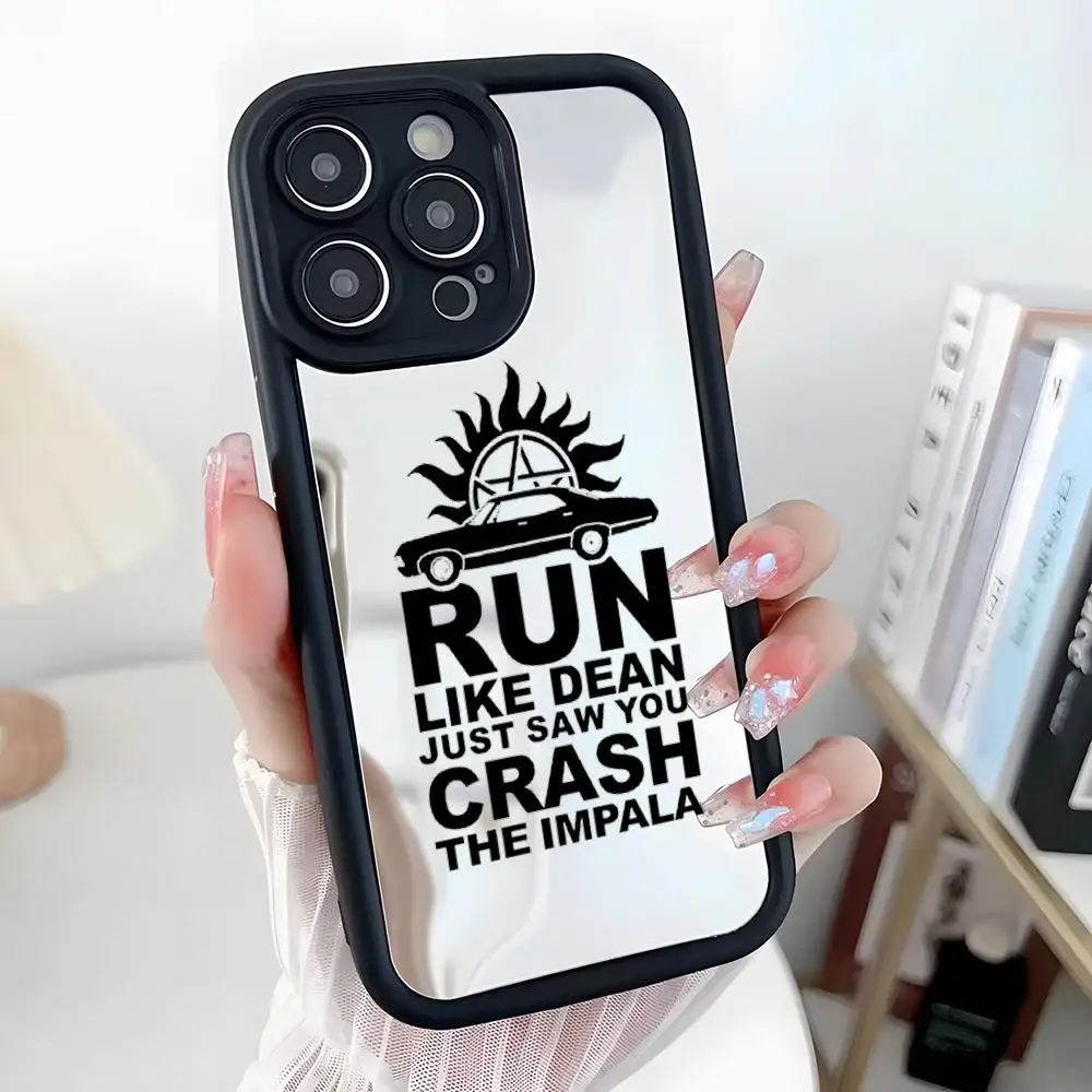 Чехол для телефона S-Supernatural серии iPhone 16 Pro Max 15 14 Plus 13 12 11 XR XS X мягкий зеркальный