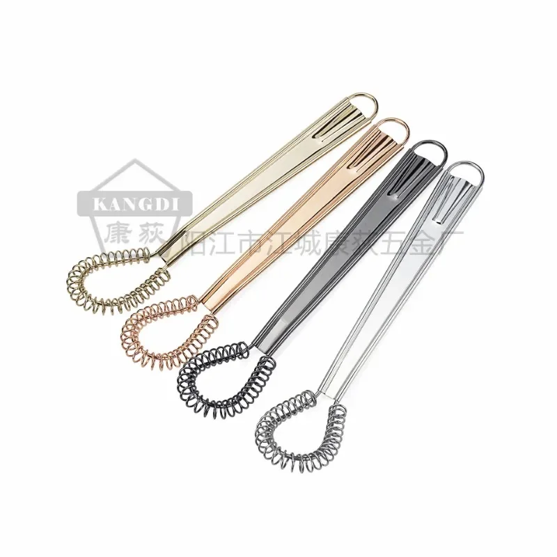 1 шт. волшебный ручной пружинный венчик из нержавеющей стали миниатюрный