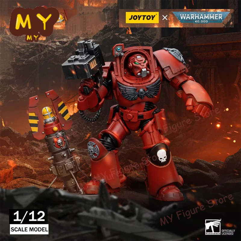Оригинальная экшн-фигурка JOY TOY Warhammer 40k 1/18 Blood Angels Terminator Squad модель коллекционного