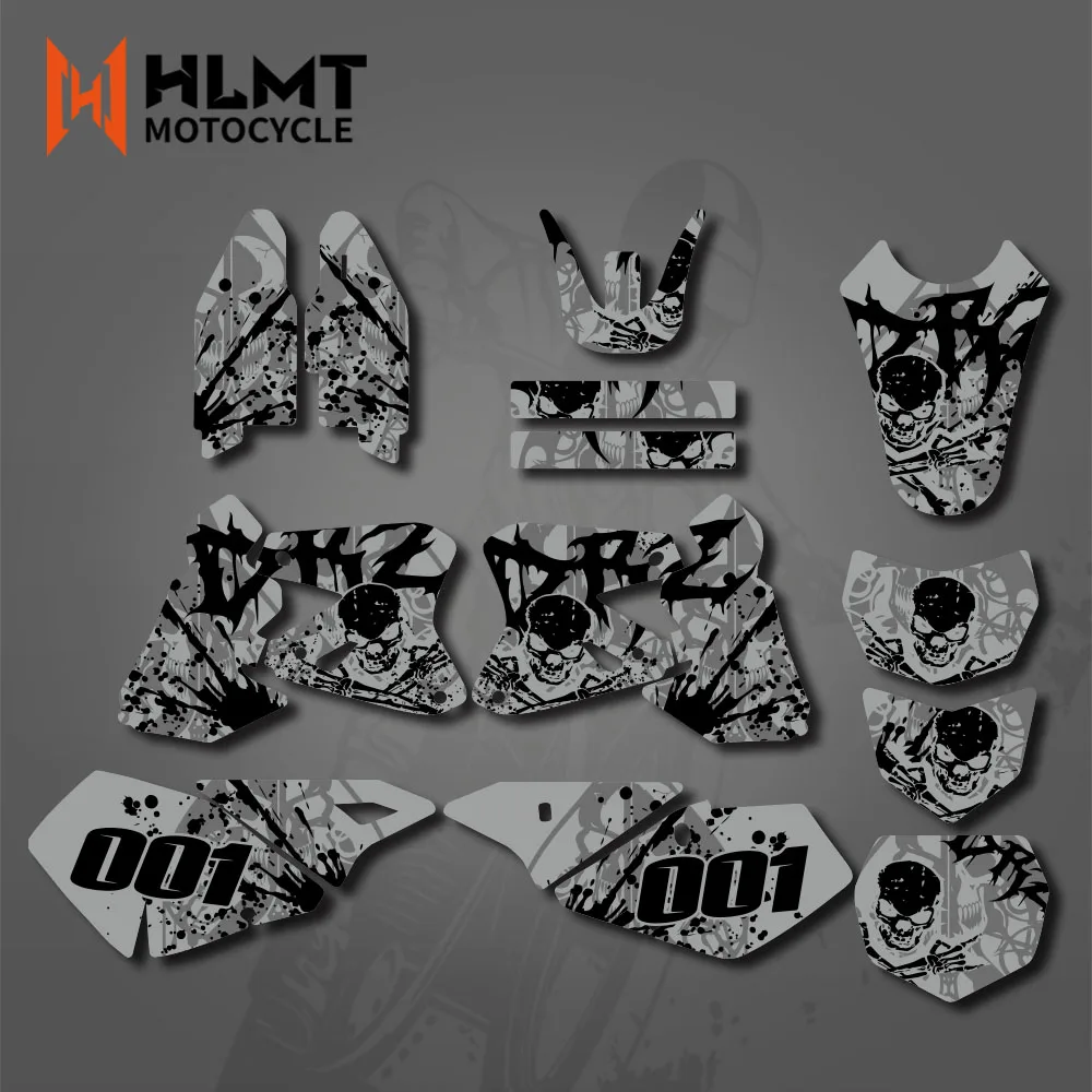 

HLMT новый стиль КОМАНДА ГРАФИКА и фоны наклейки для Suzuki DRZ400 DRZ 400 DRZ400S DRZ400SM DRZ400E 2000-2012