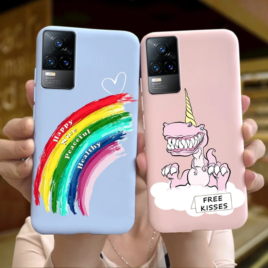 Чехол для Huawei Honor 6x силиконовый мягкий чехол с рисунком радуги сердца матовый Honor6x