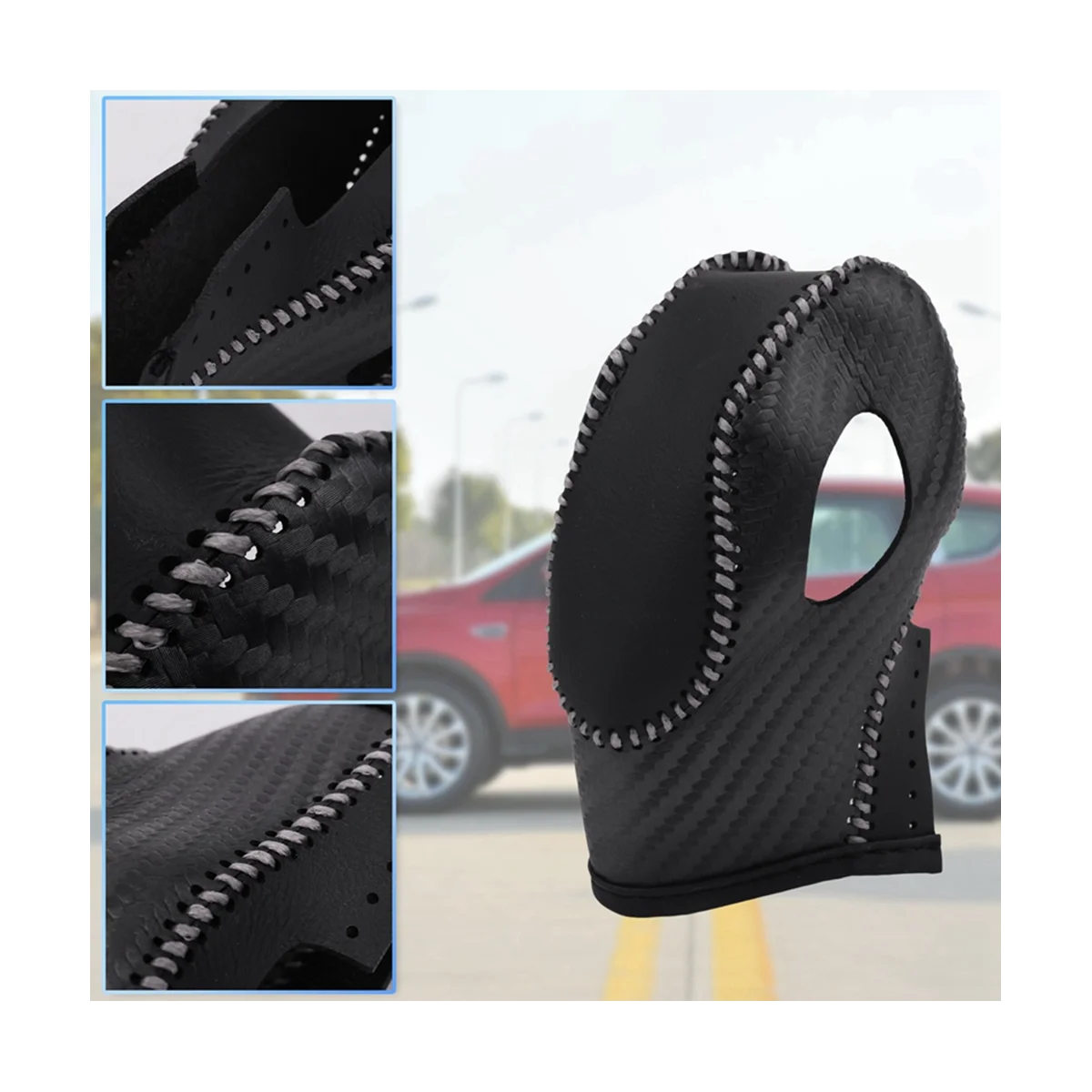 2 шт. автомобильные ПУ карбоновые внешние белые фотообои для EcoSport Escape/C-Max AKKU Wagon