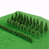 artificial miniature model tree 50pcs accessories building micro landscape psychological teaching tool railway layout decal