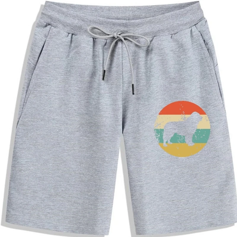 

Newfoundland Vintage Retro Newfie Dog NormalPrint Shorts Hip Hop Cotton Men