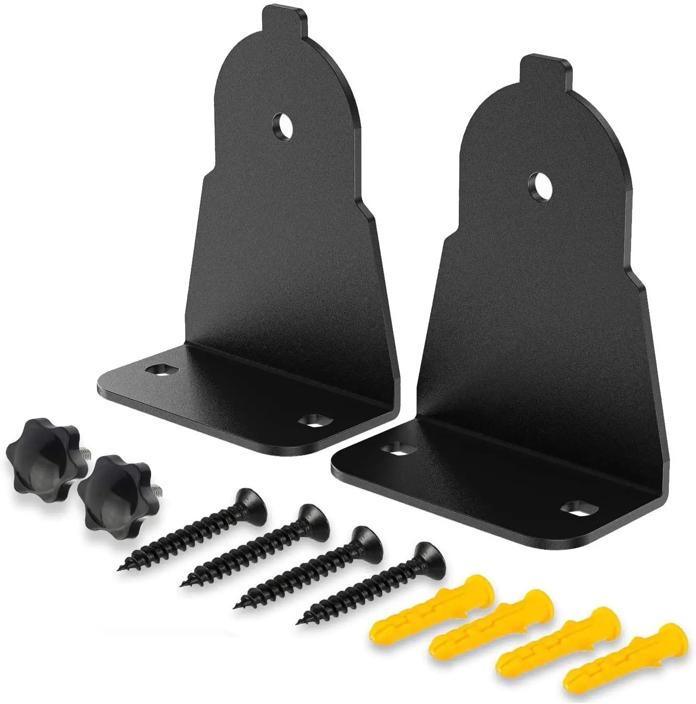 Metal Speaker Stand Soundbar Wall Mount Kit Mounting Brackets for Samsung Curved Soundbar AH61-03943A HW-J4000 HW-J6000 HW-M4501