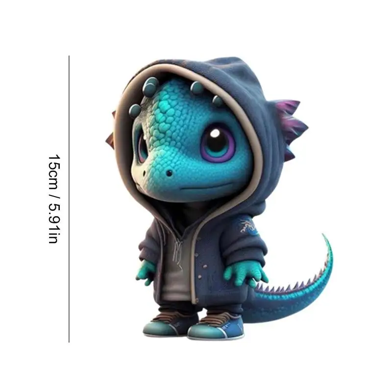 Полимерная крутая садовая Статуя Дракона многофункциональная статуя животного