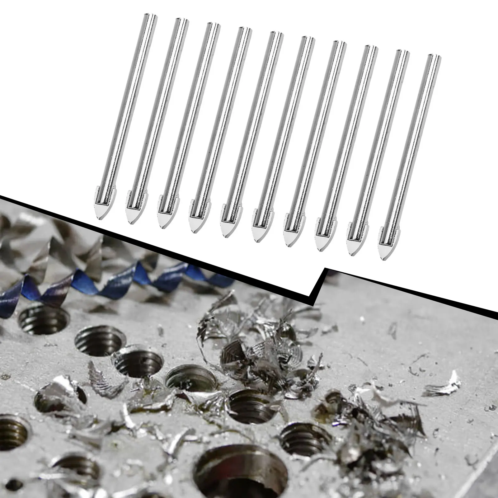 10 шт. 6 мм наконечник сверла для стеклянной керамической плитки твердосплавные