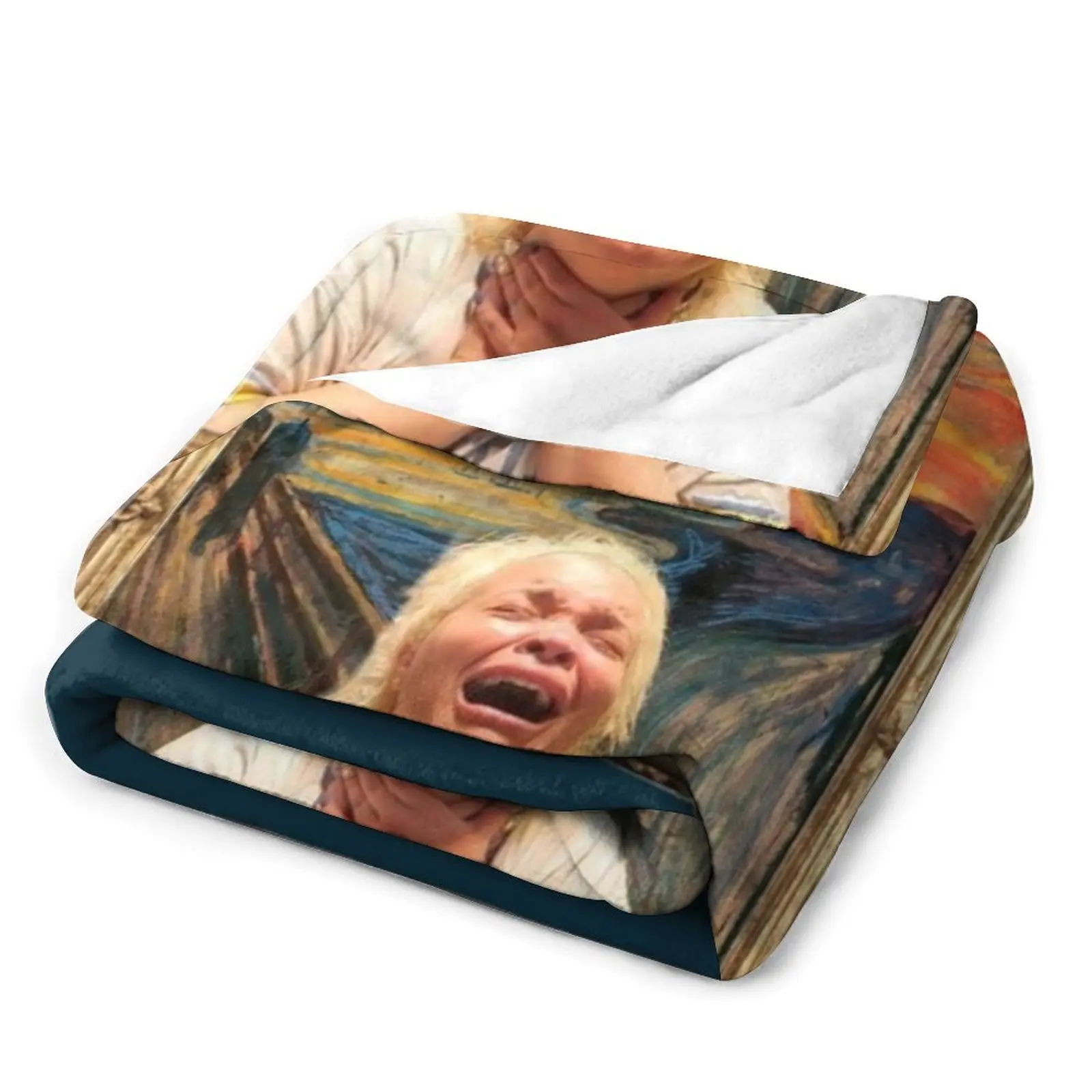 Крик. Сейчас декоративное одеяло для дивана манга Trisha Paytas