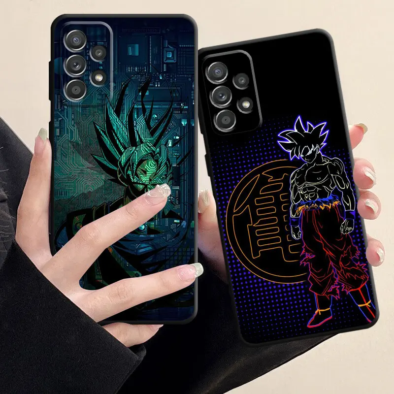 Silicone Matte Phone Case for LG G7 ThinQ K50s K41s K42 K52 K61 K40s K50 G6 G8 K71 Q61 K40 Q52 Dragons Japan Balls Cases Cover