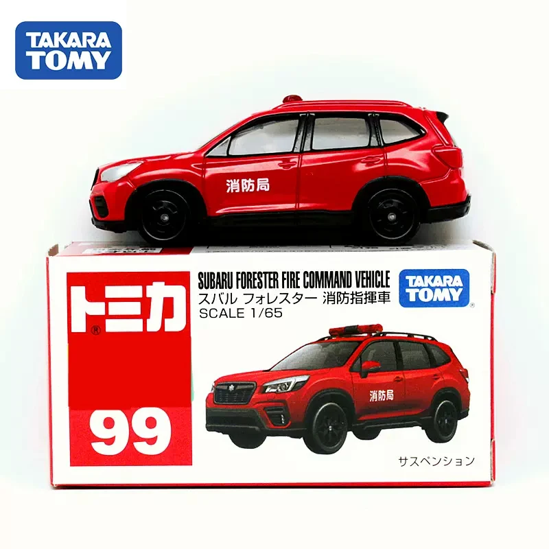 Оригинальный автомобиль Takara Tomy Tomica Subaru Forester пожарная командная машина масштаб 1/64
