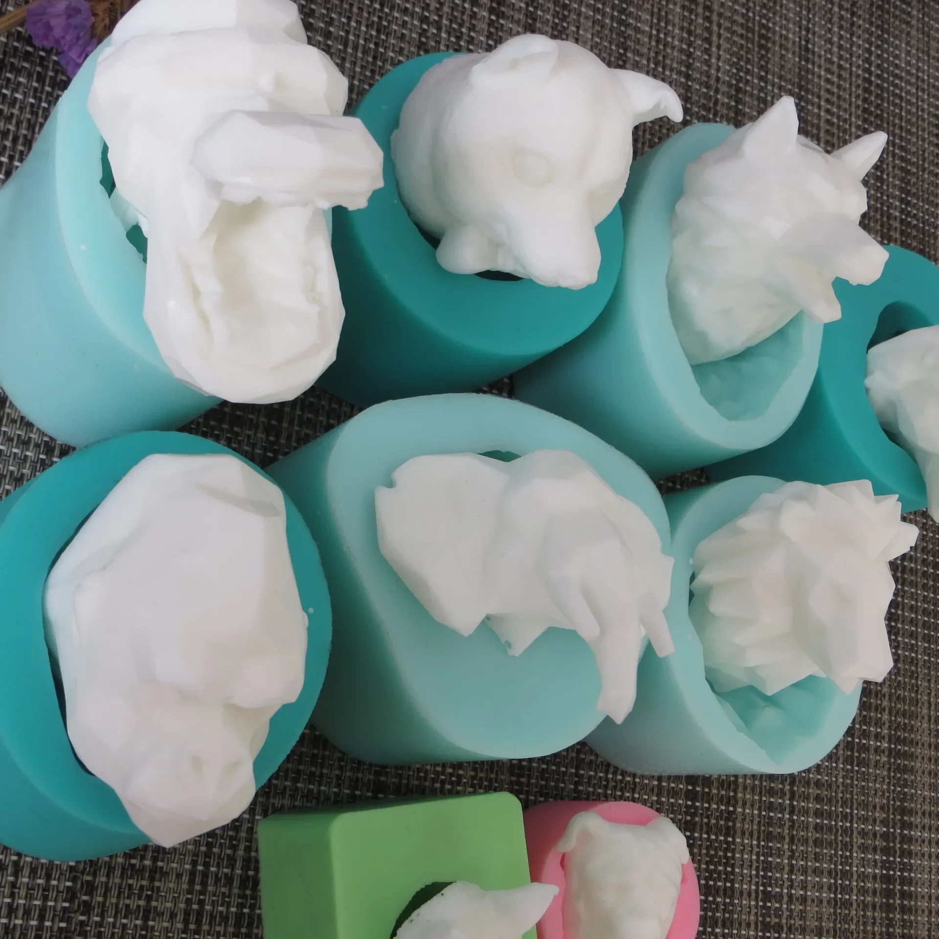 Силиконовая форма для торта с объемной головой животного камень ароматерапии