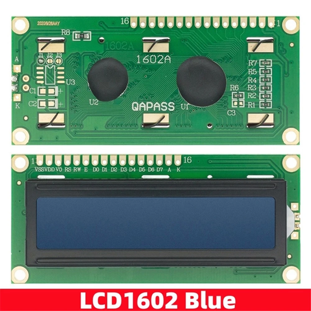 LCD1602 телефон с зеленым экраном 1602 дюйма 5 В 16x2 CF8574 адаптер IIC Llate совместимый Arduino
