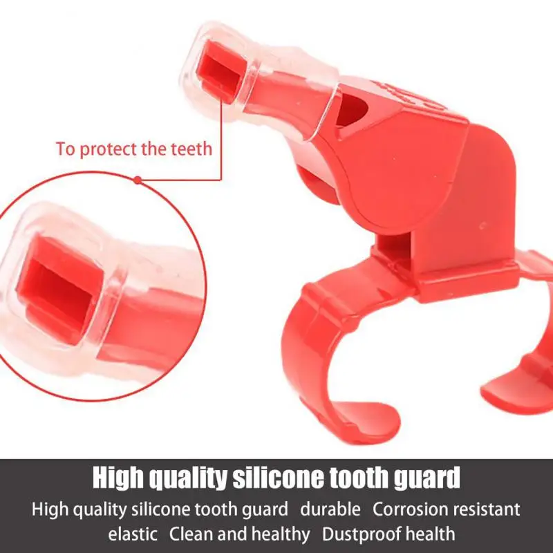 

Outdoors Finger Whistle Silicone Tooth Guard Professional Training Outdoor Activities Camping Hiking Souvenirs Whistles
