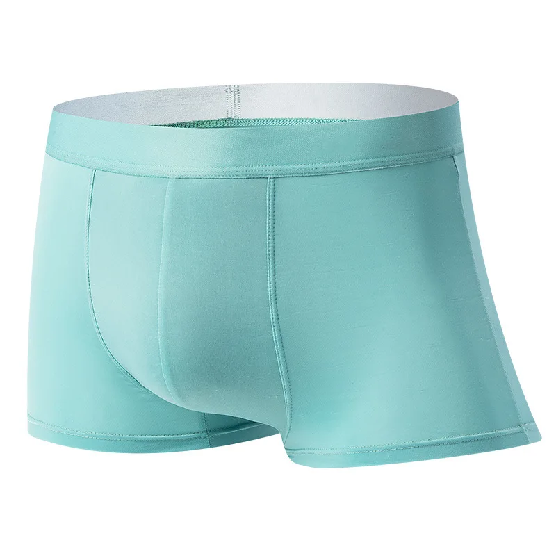 

Men's Underwear Ice Silk Breathable Seamless Boys Sports Loose Summer Thin Section Graphene Antibacterial Crotch Boxer Pants